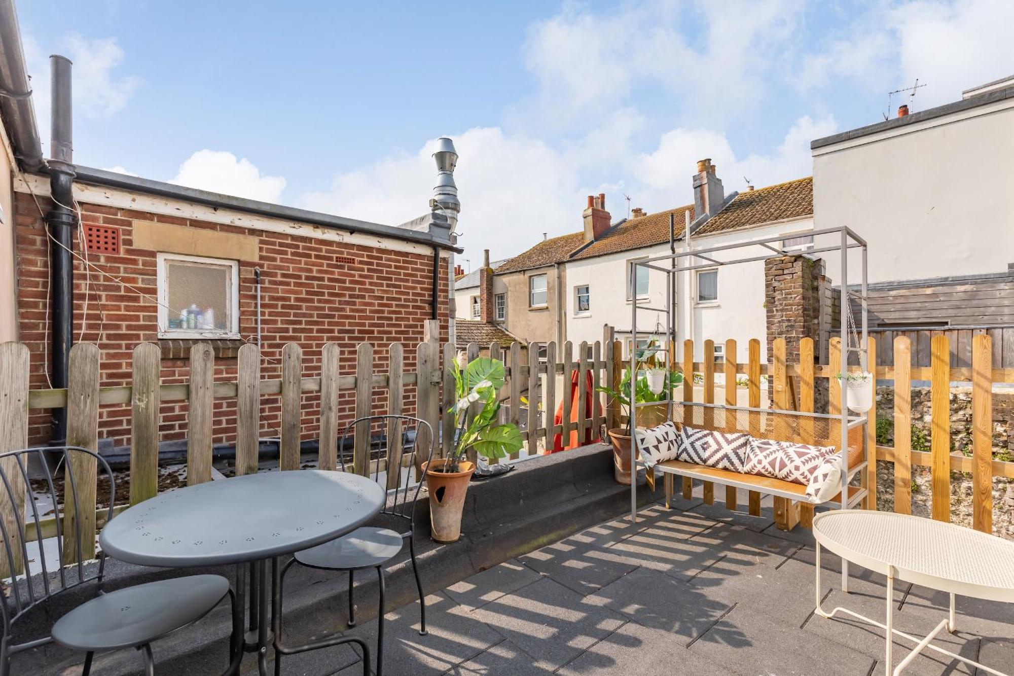 Trendy Central 1 Bed Flat With Roof Terrace Brighton Exterior photo